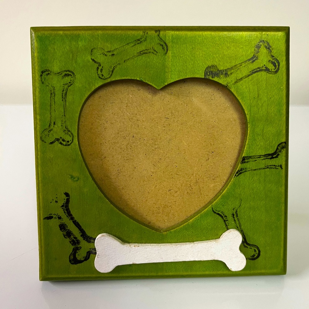 Dog Bone Wooden Picture Frame
